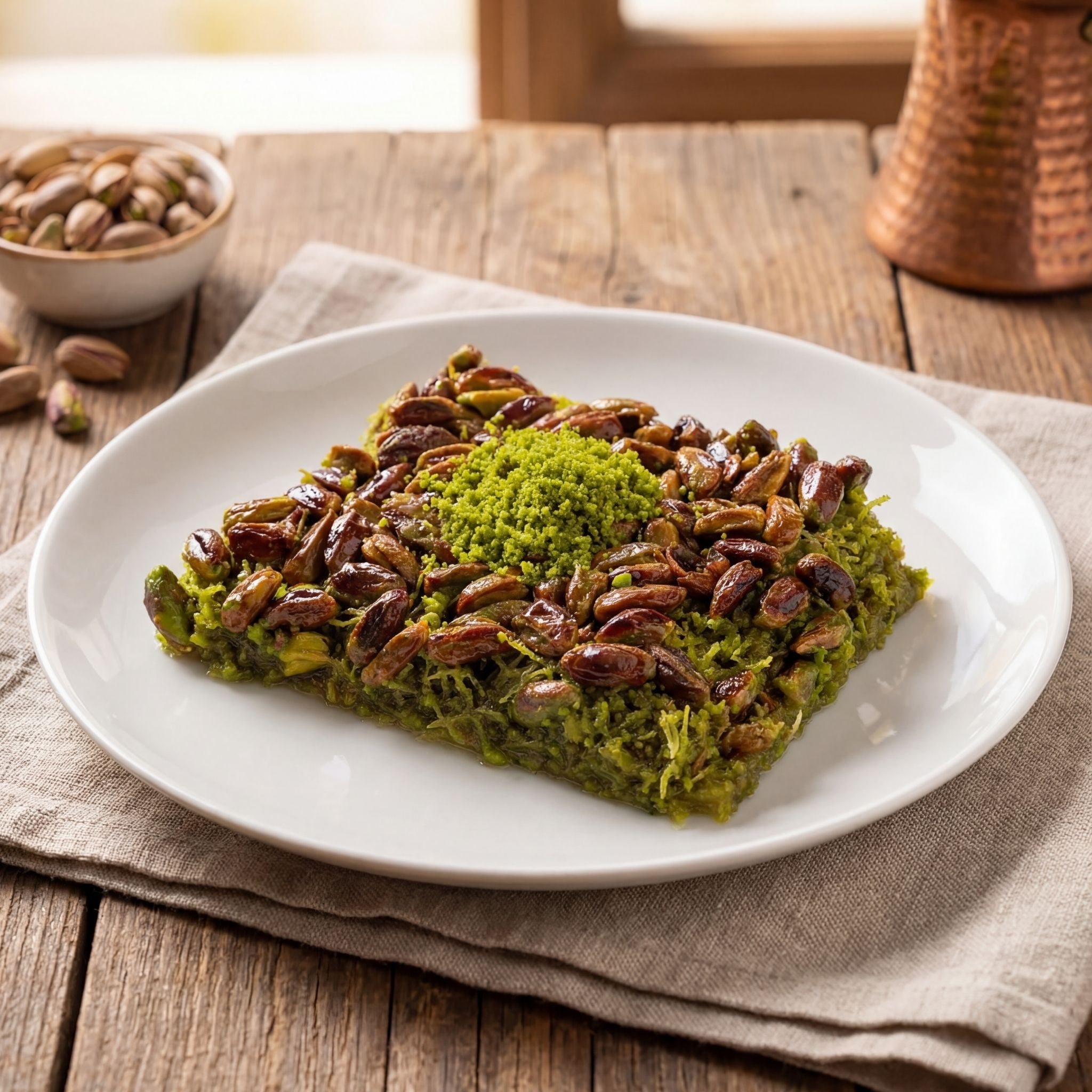 Kadayif mit Pistazien