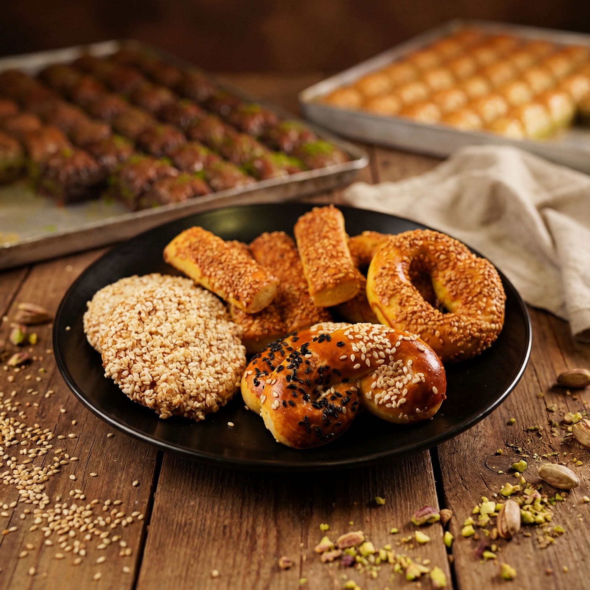 Karışık kekler (tuzlu)